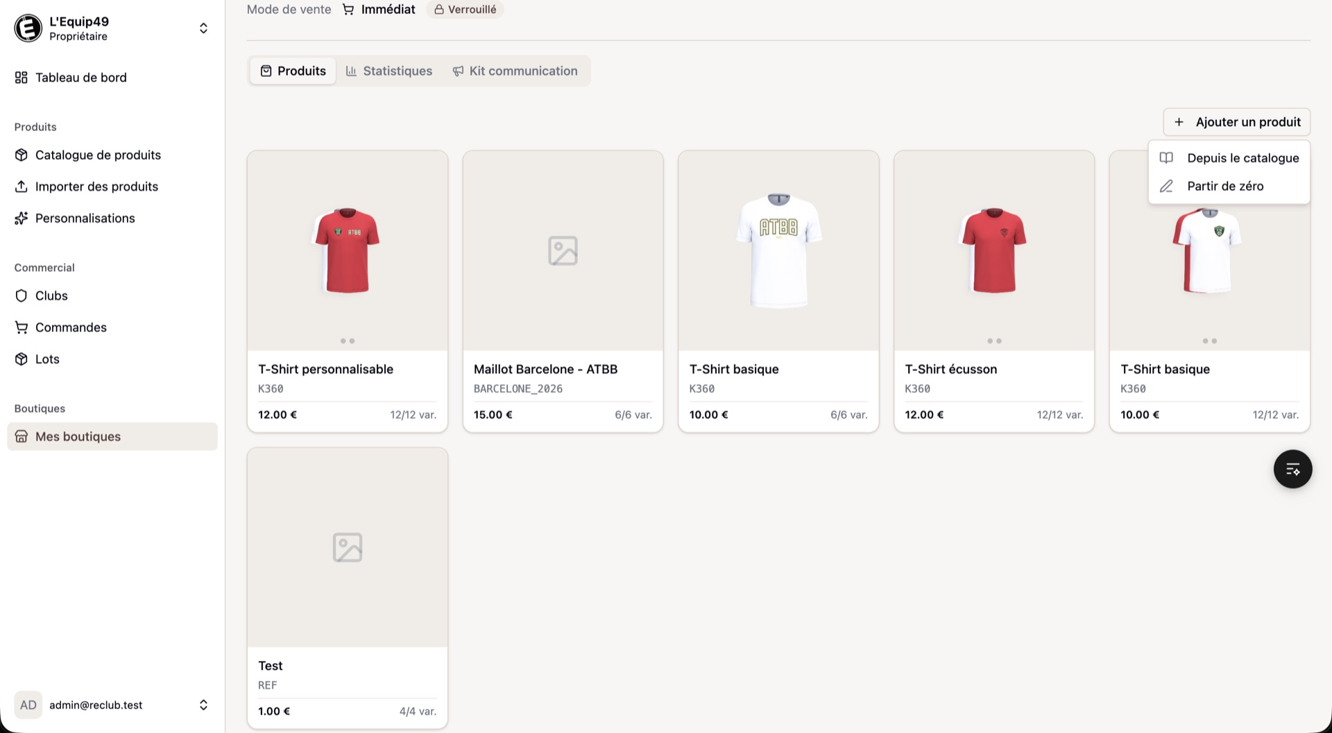 Boutique club Reclub